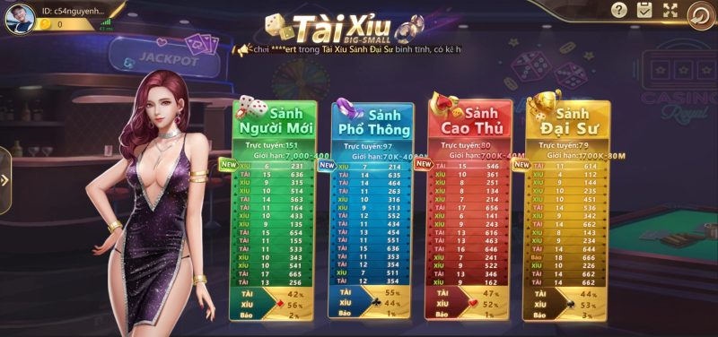 Tài xỉu C 54